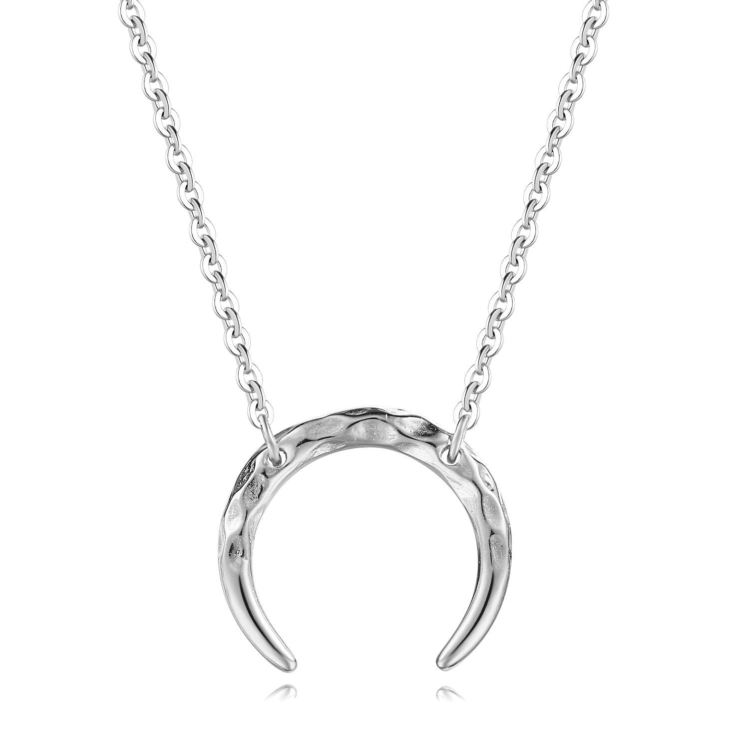 Lunar Whisper Sterling Silver Pendant