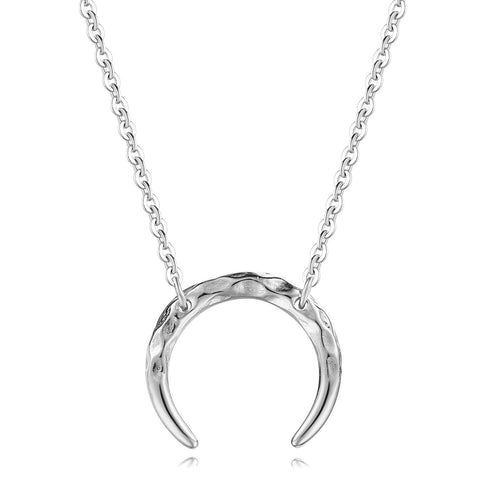 Lunar Whisper Sterling Silver Pendant