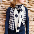 The Joyful Aura Reversible Knit Scarf