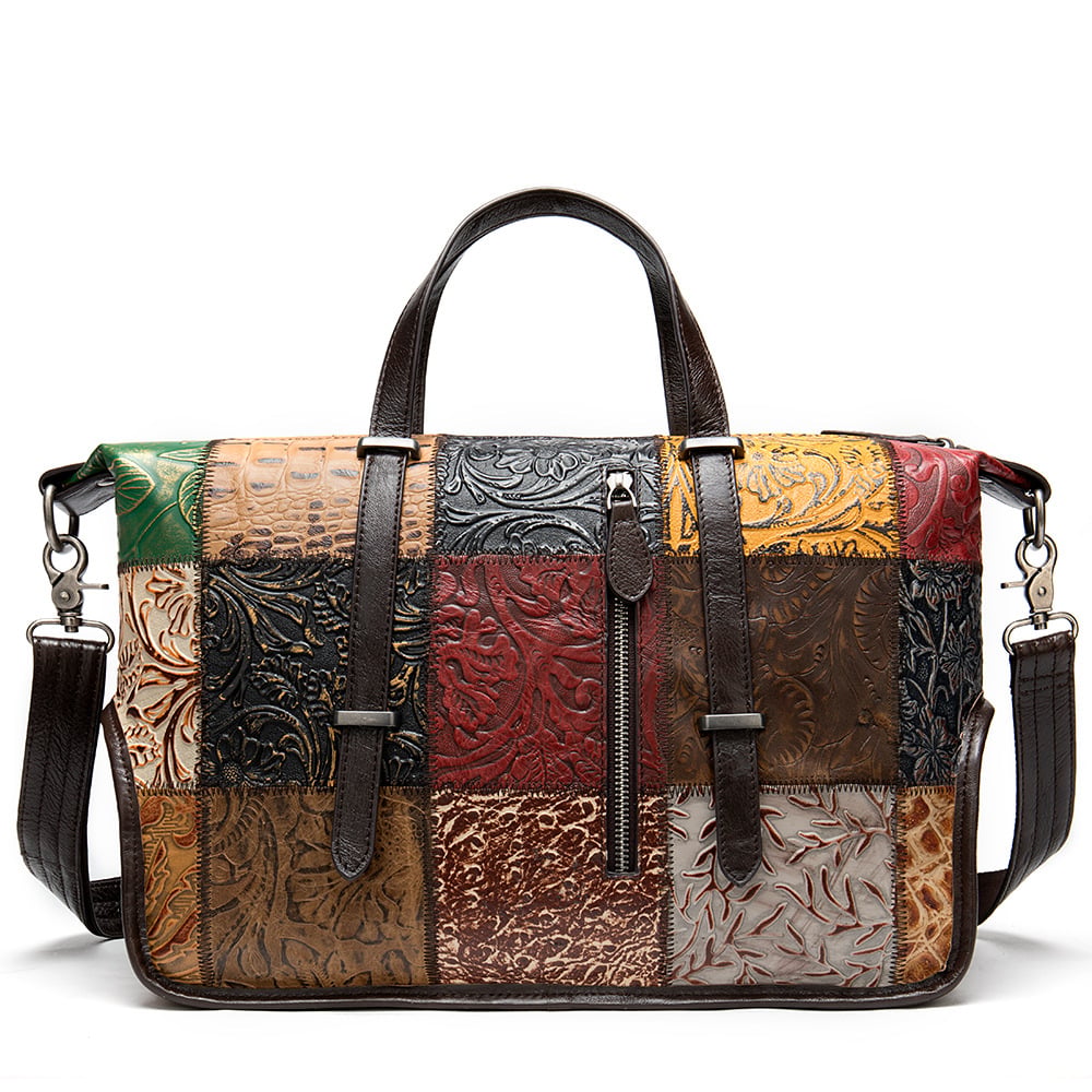 Sculpted Cowhide Everyday Carryall