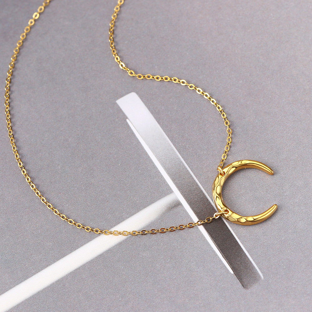 Lunar Whisper Sterling Silver Pendant
