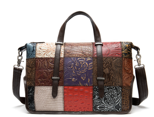 Sculpted Cowhide Everyday Carryall