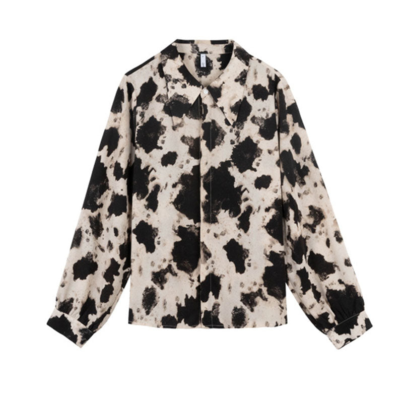The Abstracted Form Chiffon Blouse